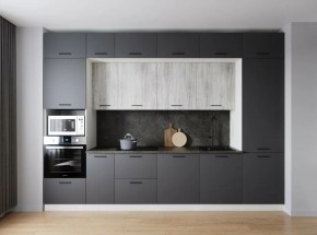 Кухонный гарнитур Санторини 3400 (Стол. 38мм) в Добрянке - dobryanka.mebel24.online | фото