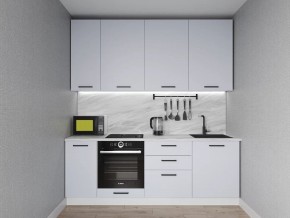 Кухонный гарнитур Смоки 2200 h950 (Стол. 38 мм) в Добрянке - dobryanka.mebel24.online | фото