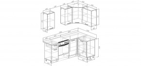Кухонный гарнитур Старое Дерево 2000*1200 (Стол. 26мм) в Добрянке - dobryanka.mebel24.online | фото 2