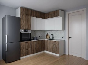 Кухонный гарнитур Старое Дерево 2200*1700 (Стол. 38мм) в Добрянке - dobryanka.mebel24.online | фото