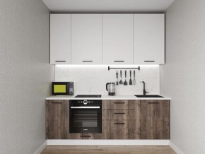 Кухонный гарнитур Старое Дерево 2200 h950 (Стол. 38мм) в Добрянке - dobryanka.mebel24.online | фото