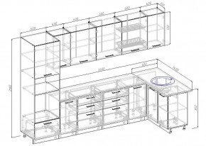 Кухонный гарнитур угловой Дели 3200*1400 (Стол. 38мм) в Добрянке - dobryanka.mebel24.online | фото 2