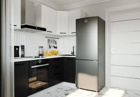 Кухонный гарнитур угловой Графика 2200х1000 (Стол. 26мм) в Добрянке - dobryanka.mebel24.online | фото