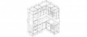 Кухонный гарнитур угловой Капри 2200*1700 (Стол. 26мм) в Добрянке - dobryanka.mebel24.online | фото 2