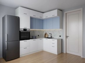 Кухонный гарнитур угловой Капри 2200*1700 (Стол. 38мм) в Добрянке - dobryanka.mebel24.online | фото