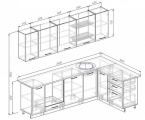 Кухонный гарнитур угловой Шимо 2600х1600 (Стол. 38мм) в Добрянке - dobryanka.mebel24.online | фото 2