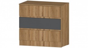 ЛЕНОРА Комод 3 ящика (графит) в Добрянке - dobryanka.mebel24.online | фото
