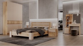 ЛЕНОРА Спальный гарнитур (модульный) кашемир в Добрянке - dobryanka.mebel24.online | фото