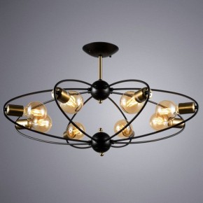 Люстра на штанге Arte Lamp Glasgow A1963PL-8BK в Добрянке - dobryanka.mebel24.online | фото 2