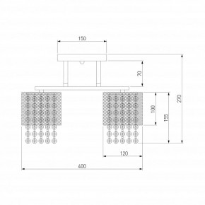 Люстра на штанге Eurosvet Bonnie 30137/3 золото в Добрянке - dobryanka.mebel24.online | фото 4
