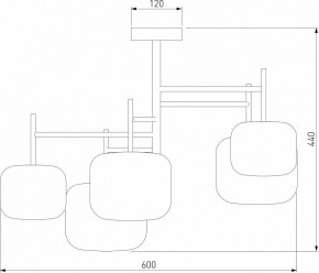 Люстра на штанге Eurosvet Jar 70128/5 хром в Добрянке - dobryanka.mebel24.online | фото 4
