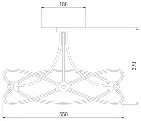 Люстра на штанге Eurosvet Petto 90246/6 белый Smart в Добрянке - dobryanka.mebel24.online | фото 4
