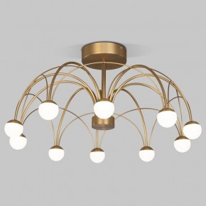 Люстра на штанге Eurosvet Ragno 90031/10 LED золото в Добрянке - dobryanka.mebel24.online | фото