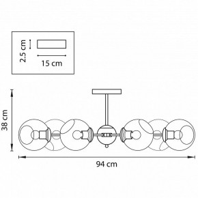 Люстра на штанге Lightstar Beta 785066 в Добрянке - dobryanka.mebel24.online | фото 8