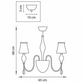 Люстра на штанге Lightstar Escica 806050 в Добрянке - dobryanka.mebel24.online | фото 6