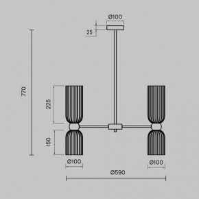 Люстра на штанге Maytoni Antic MOD302PL-10W в Добрянке - dobryanka.mebel24.online | фото 3