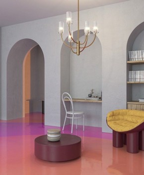 Люстра на штанге Maytoni Arco MOD223PL-08BS в Добрянке - dobryanka.mebel24.online | фото 4