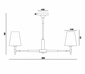 Люстра на штанге Maytoni Zaragoza H001CL-07BS в Добрянке - dobryanka.mebel24.online | фото 4