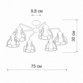 Люстра на штанге Vitaluce V3102 V3102-0/6PL в Добрянке - dobryanka.mebel24.online | фото 2