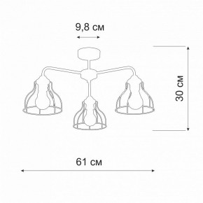 Люстра на штанге Vitaluce V3102 V3102-1/3PL в Добрянке - dobryanka.mebel24.online | фото 2