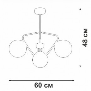 Люстра на штанге Vitaluce V47150 V47150-8/3PL в Добрянке - dobryanka.mebel24.online | фото 2