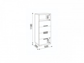 Мармарис (гостиная) М10 Комод малый в Добрянке - dobryanka.mebel24.online | фото 2