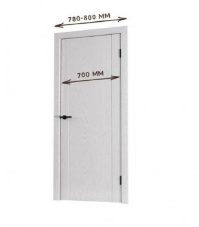 Межкомнатная дверь Bolivar Каньон браун (комплект) 700 в Добрянке - dobryanka.mebel24.online | фото