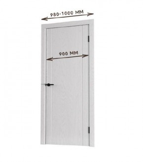 Межкомнатная дверь Bolivar Каньон браун (комплект) 900 в Добрянке - dobryanka.mebel24.online | фото