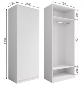 МОРИ МШ 800.1 Шкаф (графит) в Добрянке - dobryanka.mebel24.online | фото 2