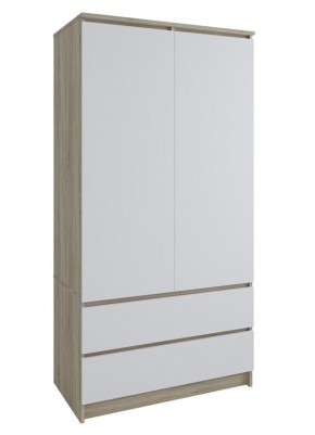 МОРИ МШ 900.1 Шкаф с 2-мя дв. и 2-мя ящ. (Дуб Сонома/Белый) в Добрянке - dobryanka.mebel24.online | фото 1