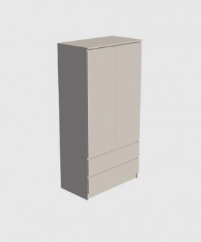 МОРИ МШ 900.1 Шкаф с 2-мя дв. и 2-мя ящ. (Сатин) в Добрянке - dobryanka.mebel24.online | фото 2