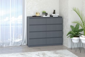 МС "Хилтон" Комод №3 1200 (8 ящ.) графит в Добрянке - dobryanka.mebel24.online | фото