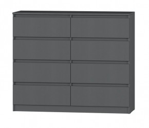 МС "Хилтон" Комод №3 1200 (8 ящ.) графит в Добрянке - dobryanka.mebel24.online | фото 2