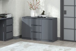 МС "Хилтон" Комод №4 1200 (графит) в Добрянке - dobryanka.mebel24.online | фото