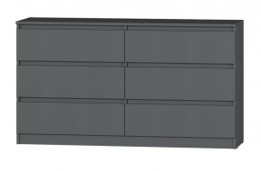 МС "Хилтон" Комод №5 1400 (6 ящ.) графит в Добрянке - dobryanka.mebel24.online | фото 2