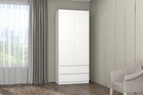 МС "Хилтон" Шкаф №3 900 (Белый текстурный) в Добрянке - dobryanka.mebel24.online | фото