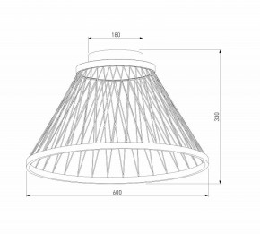 Накладной светильник Eurosvet Cesta 40019/1 LED коричневый в Добрянке - dobryanka.mebel24.online | фото 4