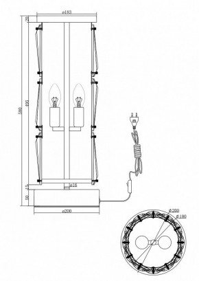 Настольная лампа декоративная Maytoni Puntes MOD043TL-02G в Добрянке - dobryanka.mebel24.online | фото 3