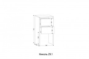 НИКОЛЬ 25 Шкаф 5-ти створчатый в Добрянке - dobryanka.mebel24.online | фото 7