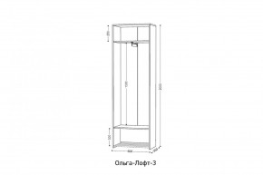 ОЛЬГА-ЛОФТ 3 Шкаф 2-х створчатый в Добрянке - dobryanka.mebel24.online | фото 2