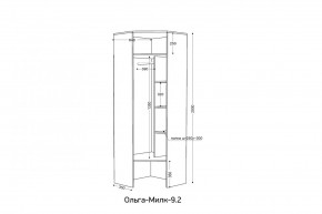 ОЛЬГА-МИЛК 9.2 Шкаф угловой с зеркалом в Добрянке - dobryanka.mebel24.online | фото 2