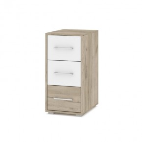 ОЛИВИЯ О62 Комод-тумба (дуб серый/белый) в Добрянке - dobryanka.mebel24.online | фото