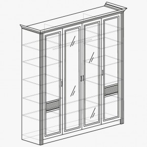 ОРЛЕАН Спальный гарнитур (модульный) ясень белый в Добрянке - dobryanka.mebel24.online | фото 5