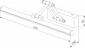 Подсветка для картины Elektrostandard Monza a064138 в Добрянке - dobryanka.mebel24.online | фото 4