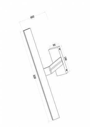 Подсветка для зеркала Maytoni Decart MIR010WL-L12W4K в Добрянке - dobryanka.mebel24.online | фото 3