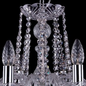 Подвесная люстра Bohemia Ivele Crystal 1402 1402/10/240/Ni/Leafs в Добрянке - dobryanka.mebel24.online | фото 4