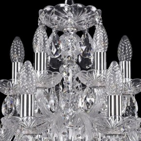 Подвесная люстра Bohemia Ivele Crystal 1402 1402/12+6/240/Ni в Добрянке - dobryanka.mebel24.online | фото 4