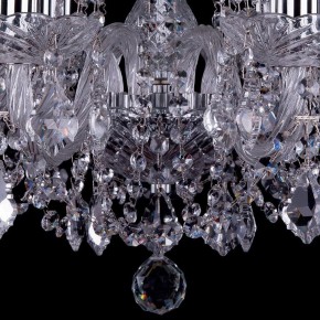 Подвесная люстра Bohemia Ivele Crystal 1402 1402/8/195/Ni/Leafs в Добрянке - dobryanka.mebel24.online | фото 3