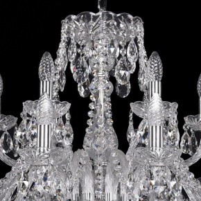 Подвесная люстра Bohemia Ivele Crystal 1411 1411/12+6/300/Ni в Добрянке - dobryanka.mebel24.online | фото 4