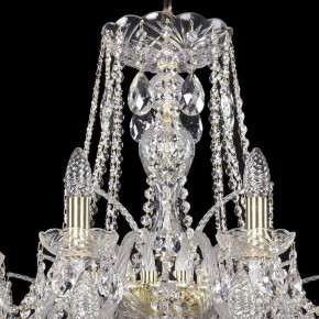 Подвесная люстра Bohemia Ivele Crystal 1411 1411/16+8/360/2d/G в Добрянке - dobryanka.mebel24.online | фото 4